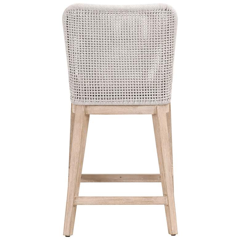 Image 5 Mesh Counter Stool, White Speckle Flat Rope, Performance White Speckle more views