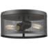 Meshsmith by Z-Lite Bronze 2 Light Flush Mount