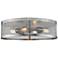 Meshsmith by Z-Lite Brushed Nickel 4 Light Flush Mount