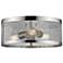 Meshsmith by Z-Lite Chrome 3 Light Flush Mount