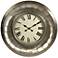 Mesick 33 1/4" Round Aluminum Clock