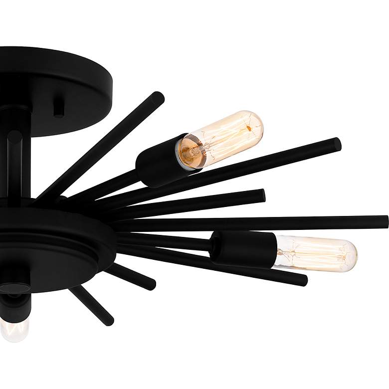 Image 7 Mesquite 5-Light Matte Black Semi-Flush Mount more views