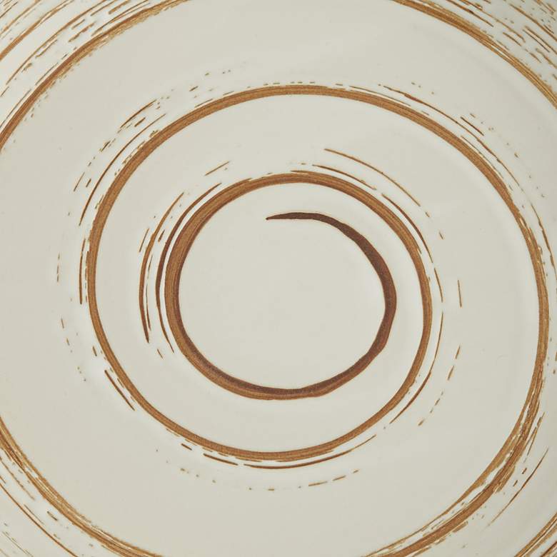 Image 2 Messier Shiny Cream Round Decorative Bowl more views