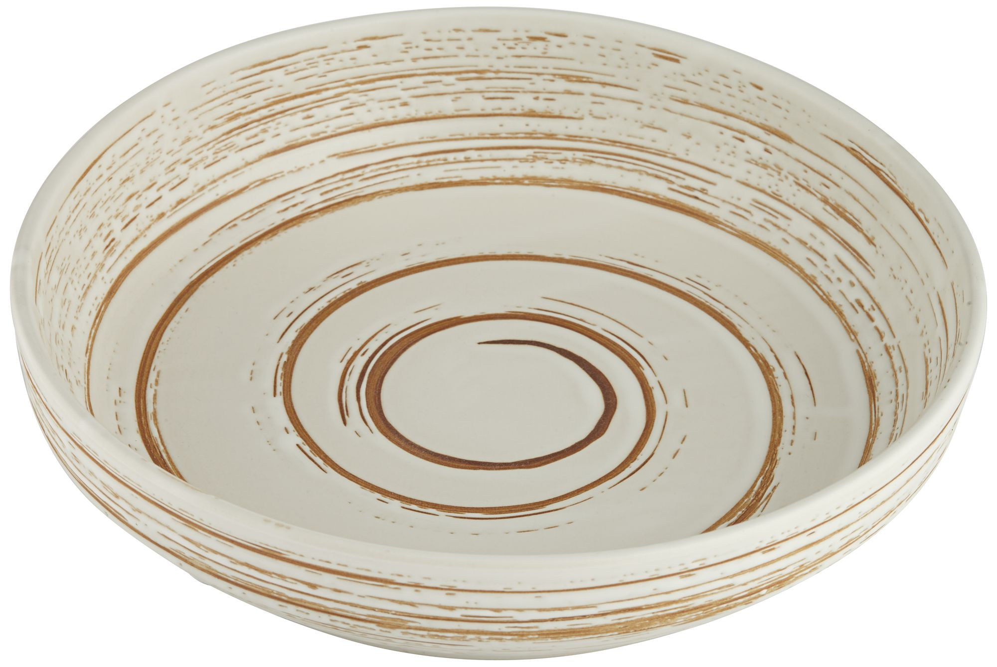 Image 6 Messier Stoneware Decorative Bowl Cream Swirl more views