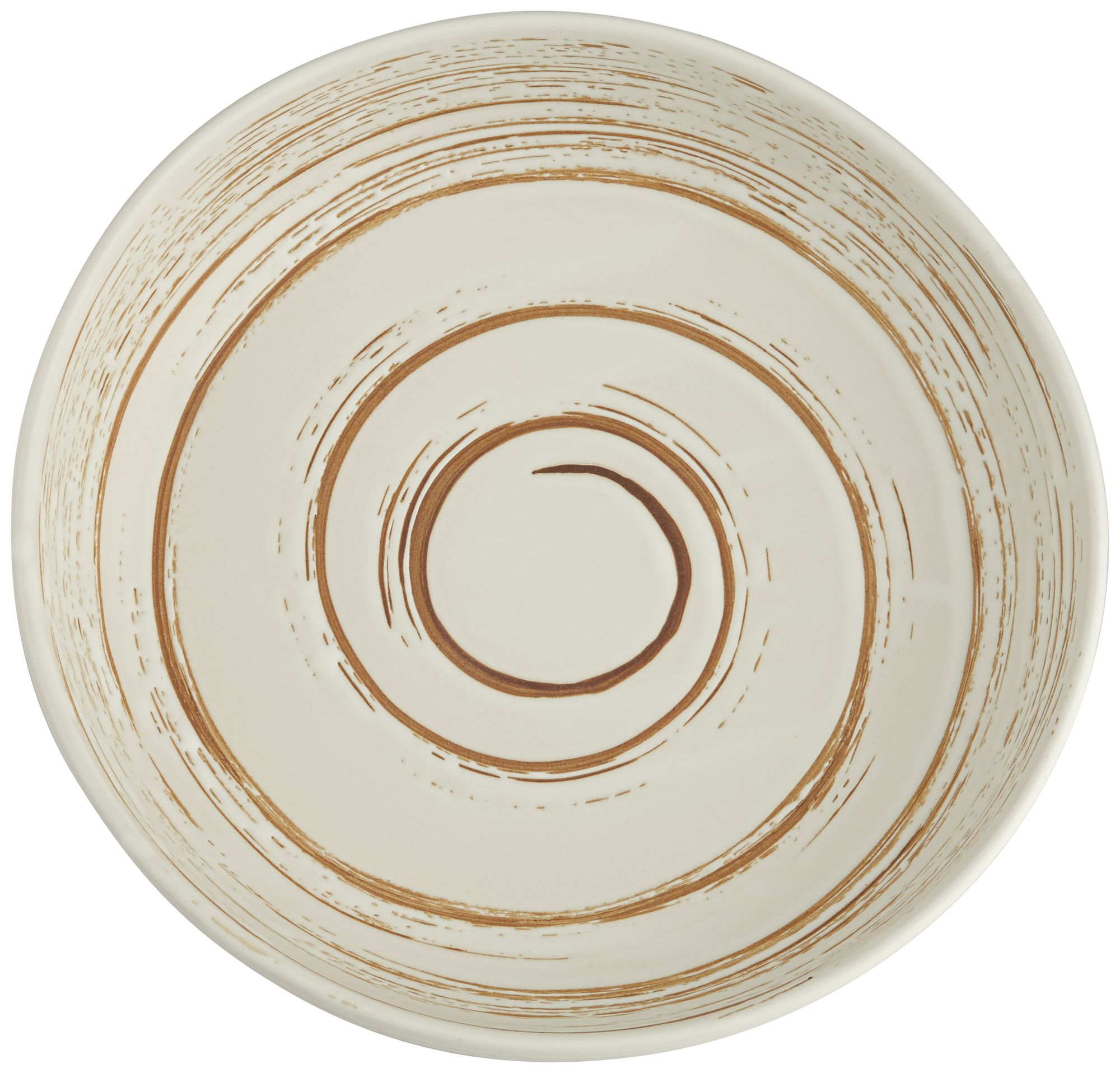 Image 7 Messier Stoneware Decorative Bowl Cream Swirl more views