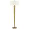 Messina Antique Brass Double Pull Floor Lamp