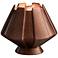 Meta 7" High Antique Copper Ceramic Portable Accent Table Lamp