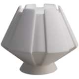 Meta 7&quot; High Bisque Ceramic Portable LED Accent Table Lamp