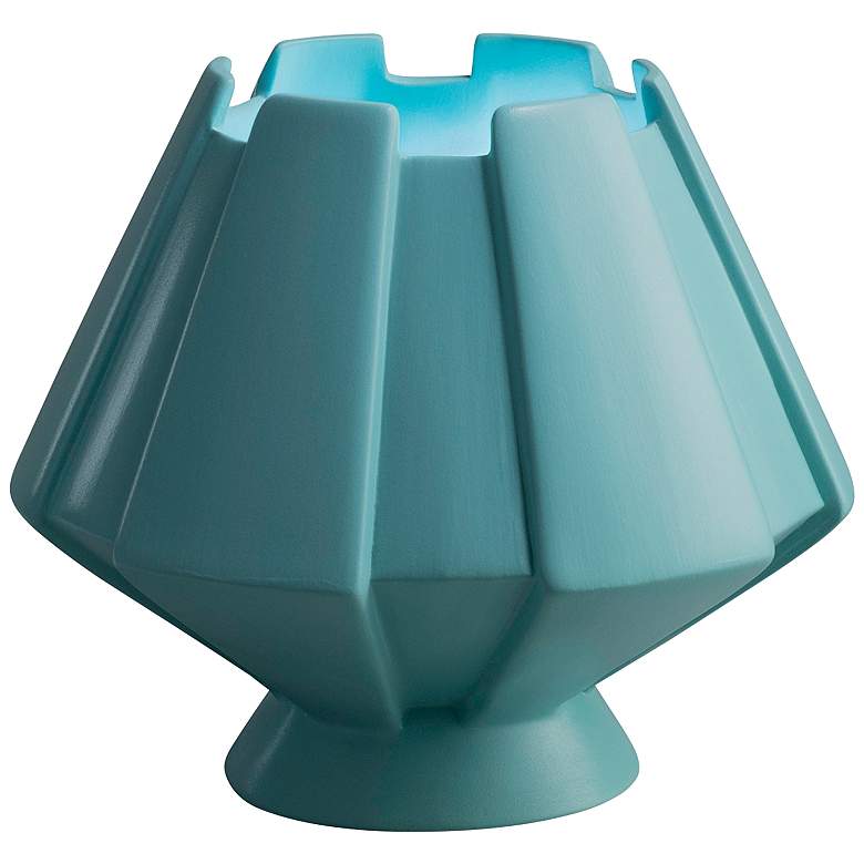 Image 1 Meta 7 inch High Reflecting Pool Ceramic Portable Accent Table Lamp