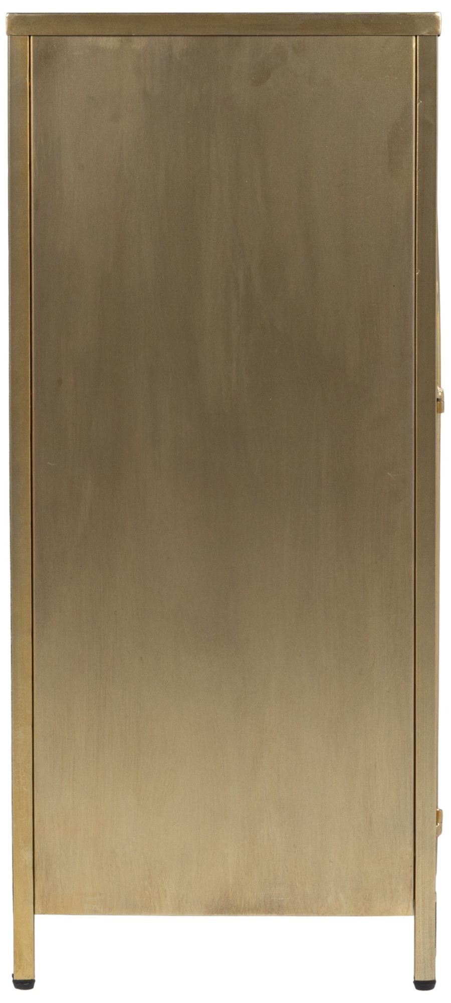 Image 4 Metal and Glass Side Board with Arched Doors, Gold more views
