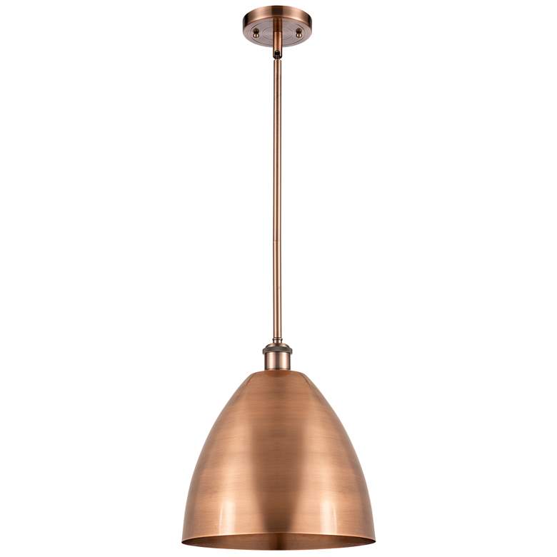 Image 1 Metal Bristol 12 inchW Copper LED Pendant With Copper Shade