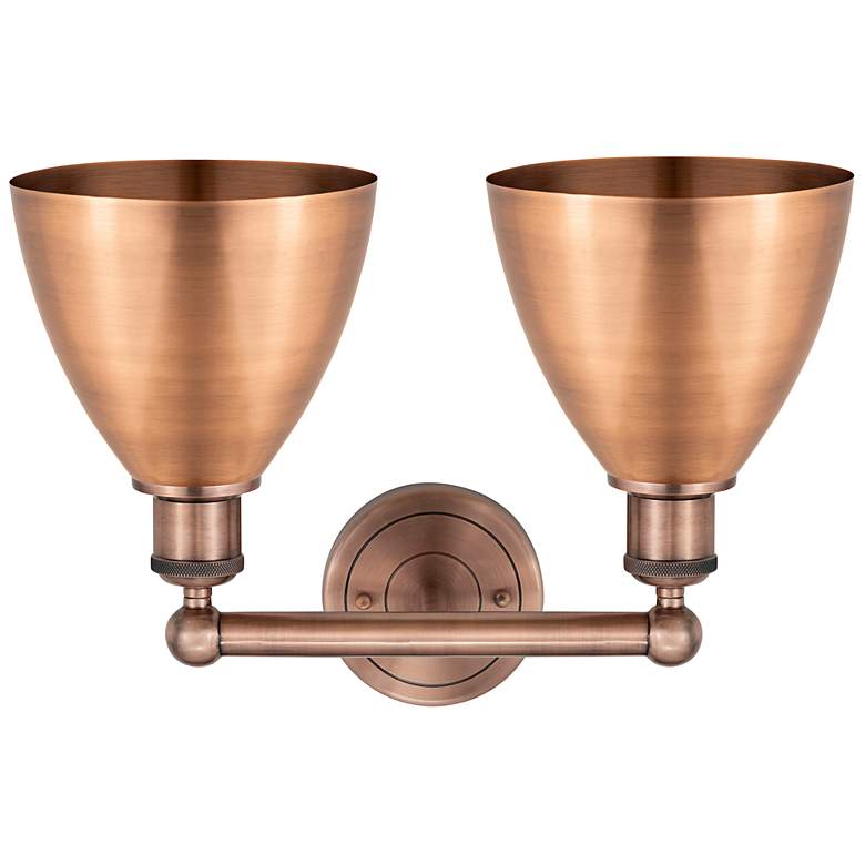 Image 3 Metal Bristol 16.5"W 2 Light Copper Bath Light With Copper Shade more views