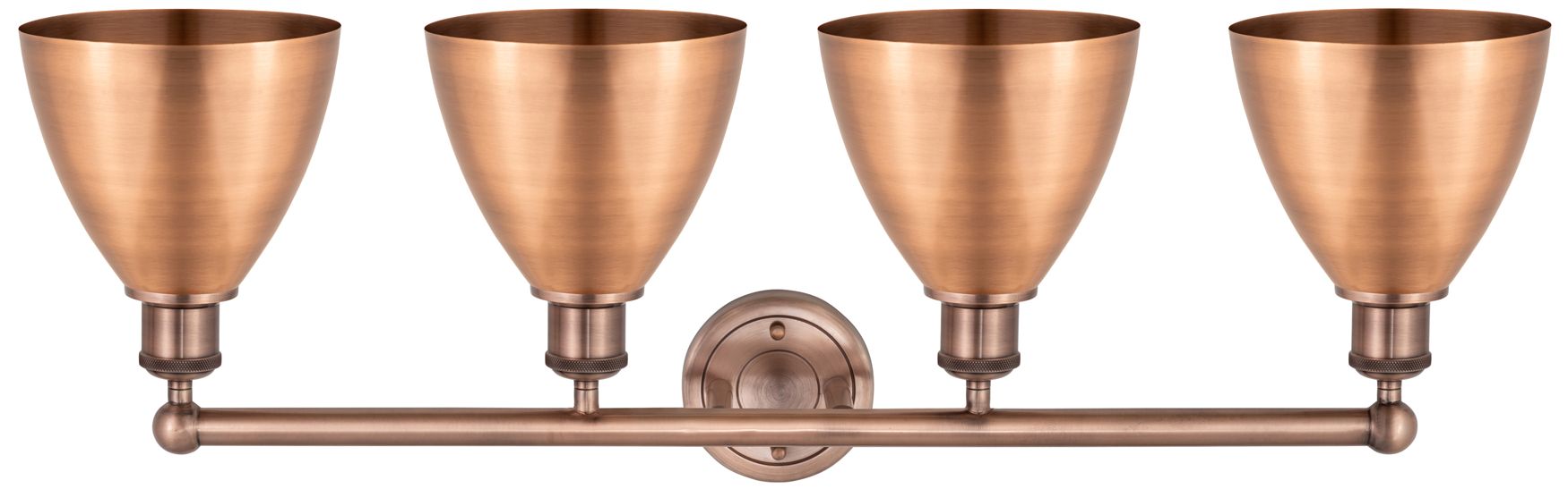 Image 2 Metal Bristol 34.5"W 4 Light Copper Bath Light With Copper Shade more views