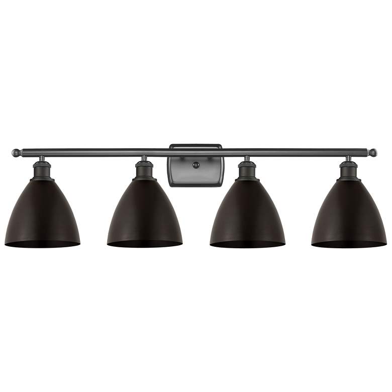 Image 1 Metal Bristol 37.5"W 4 Light Oil Rubbed Bronze Bath Light