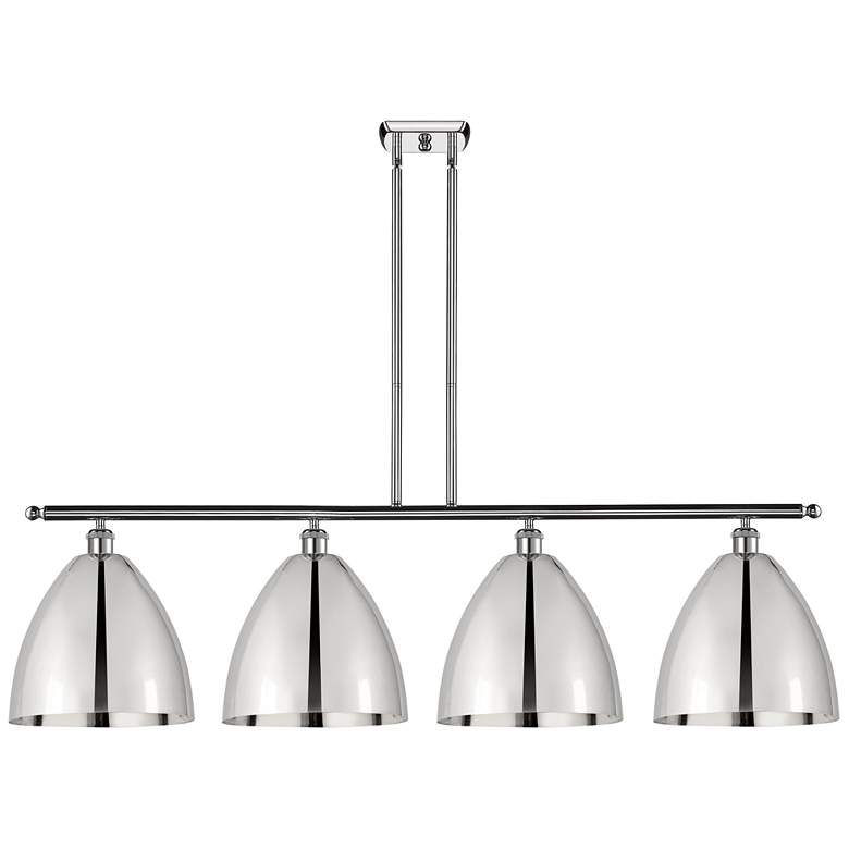 Image 1 Metal Bristol 4 Light 50" LED Island Light - Chrome