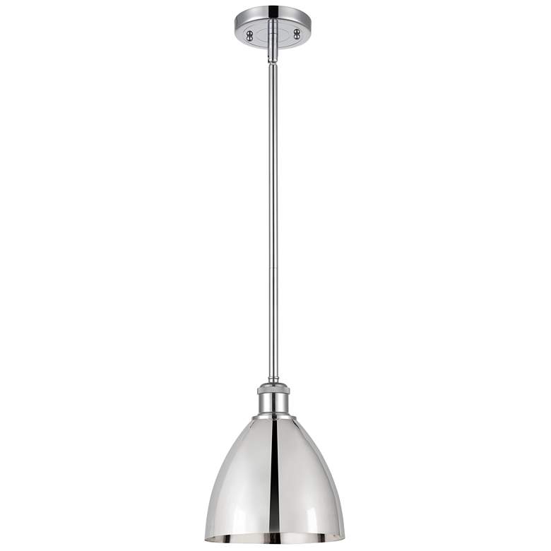 Image 1 Metal Bristol 7.5" Wide Polished Chrome Pendant With Polished Chrome S