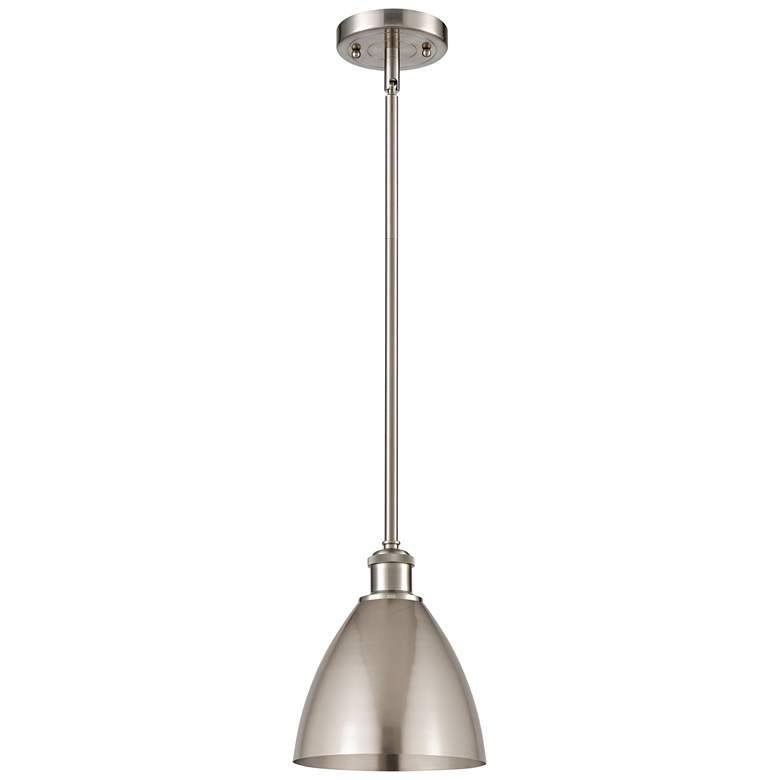 Image 1 Metal Bristol 7.5"W Brushed Satin Nickel LED Penda