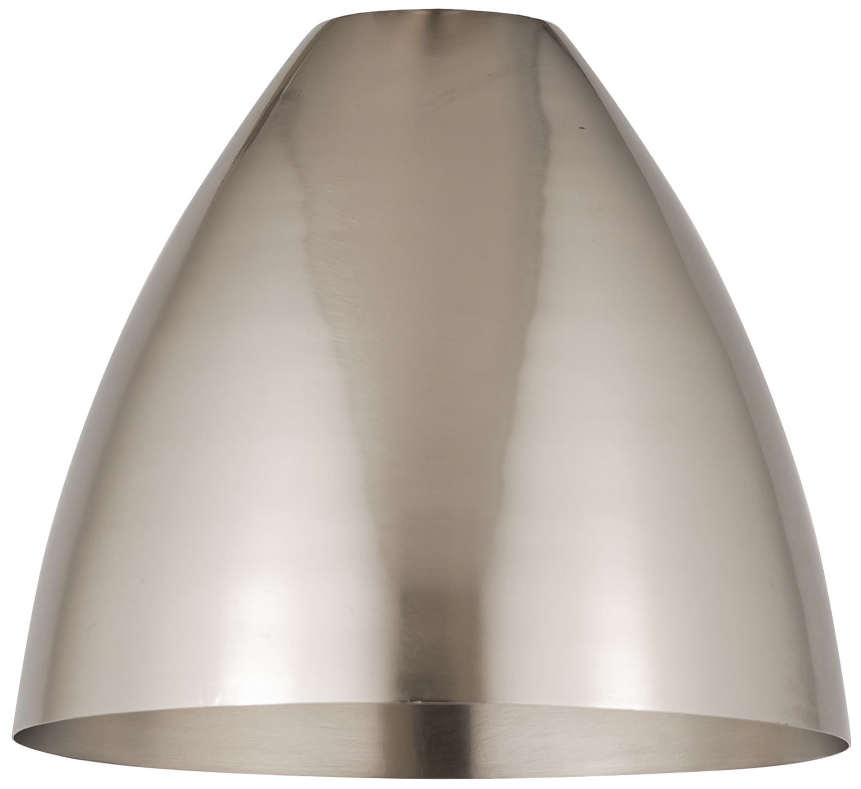Image 3 Metal Bristol 7.5"W Brushed Satin Nickel Semi.Flush Mount more views