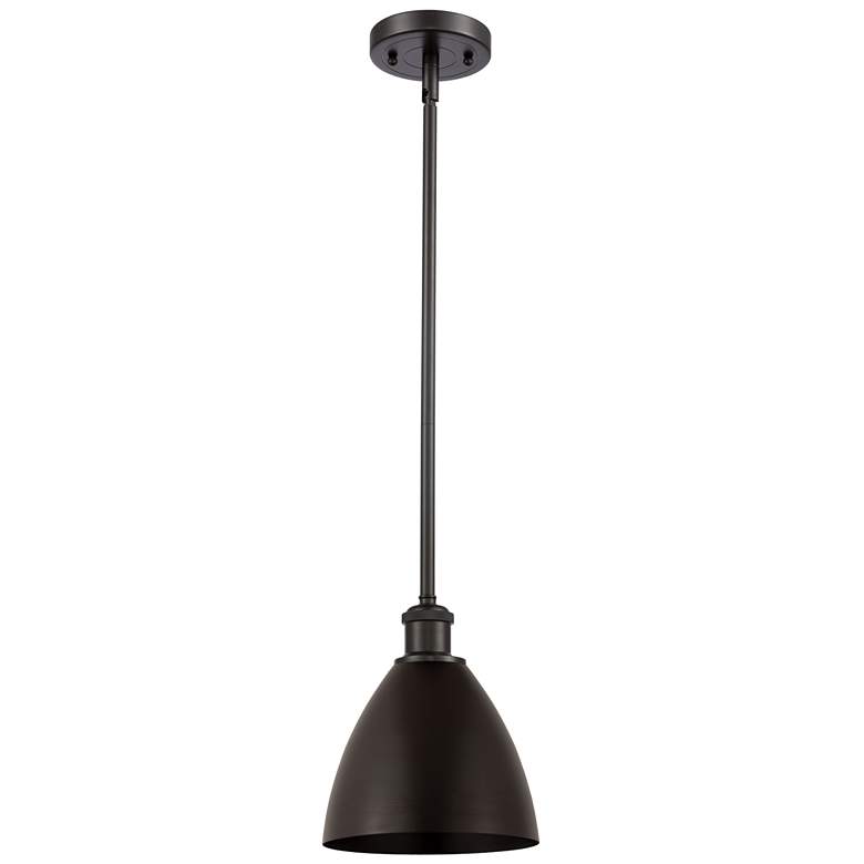 Image 1 Metal Bristol 7.5"W Oil Rubbed Bronze Pendant With Oil Rubbed Bronze S