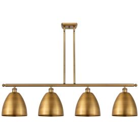 Metal Bristol 9" 4 Light 48" Island Light - Brushed Brass  - Brus Metal Bristol 9" 4 Light 48" Island Light - Brushed Brass  - Brus