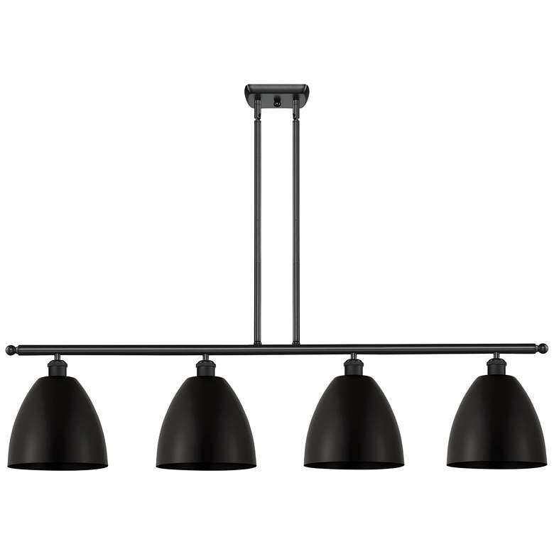 Image 1 Metal Bristol 9" 4 Light 48" LED Island Light - Matte Black - Ma