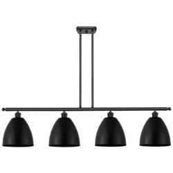 Metal Bristol 9" 4 Light 48" LED Island Light - Matte Black  - Ma