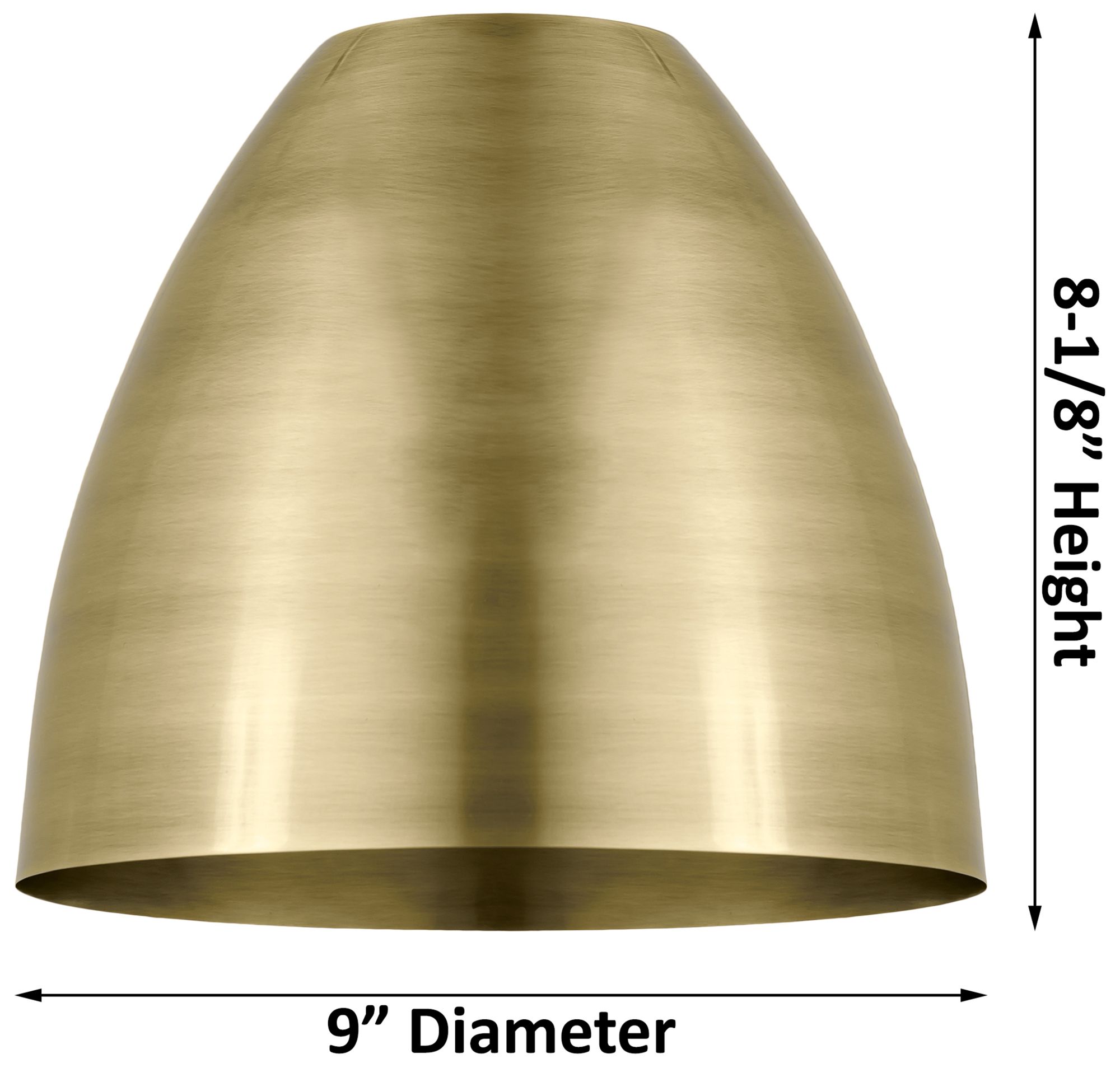 Image 4 Metal Bristol 9"W Oil Rubbed Bronze Semi.Flush Mount more views