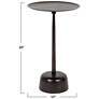 3_Metal Martini Table, Black Finish more views