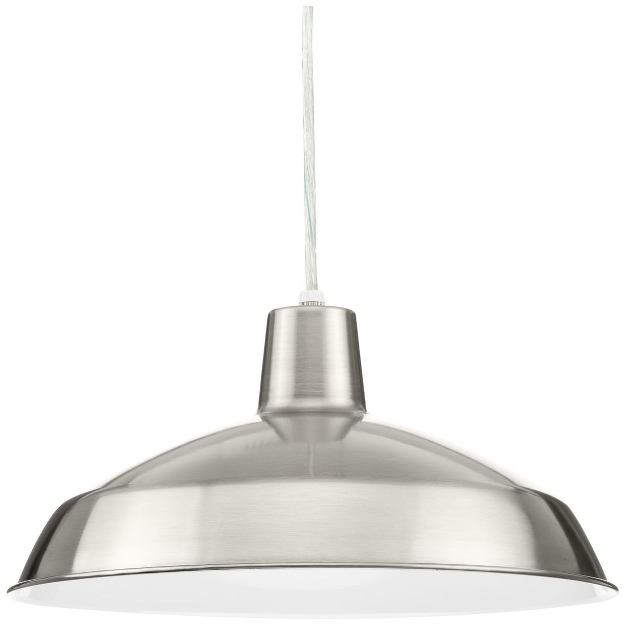 Metal Shade Collection One-Light Spun Metal Shade Pendant Light
