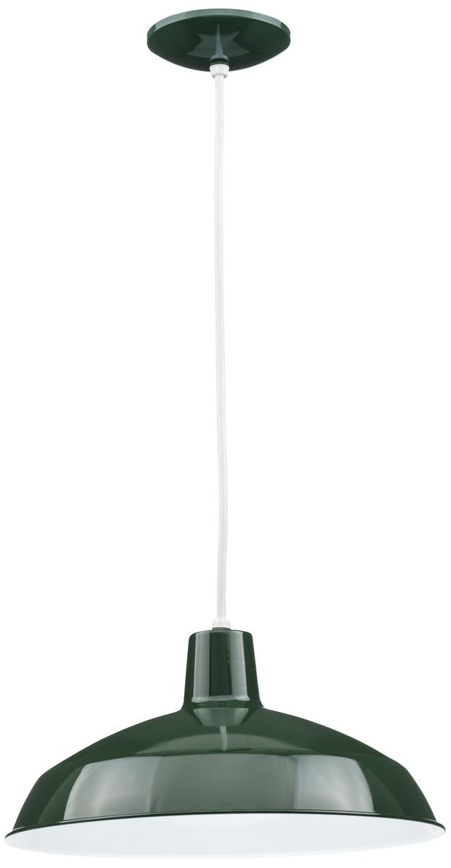 Thumbnail2 of Metal Shade Collection One-Light Spun Metal Shade Pendant Light more views