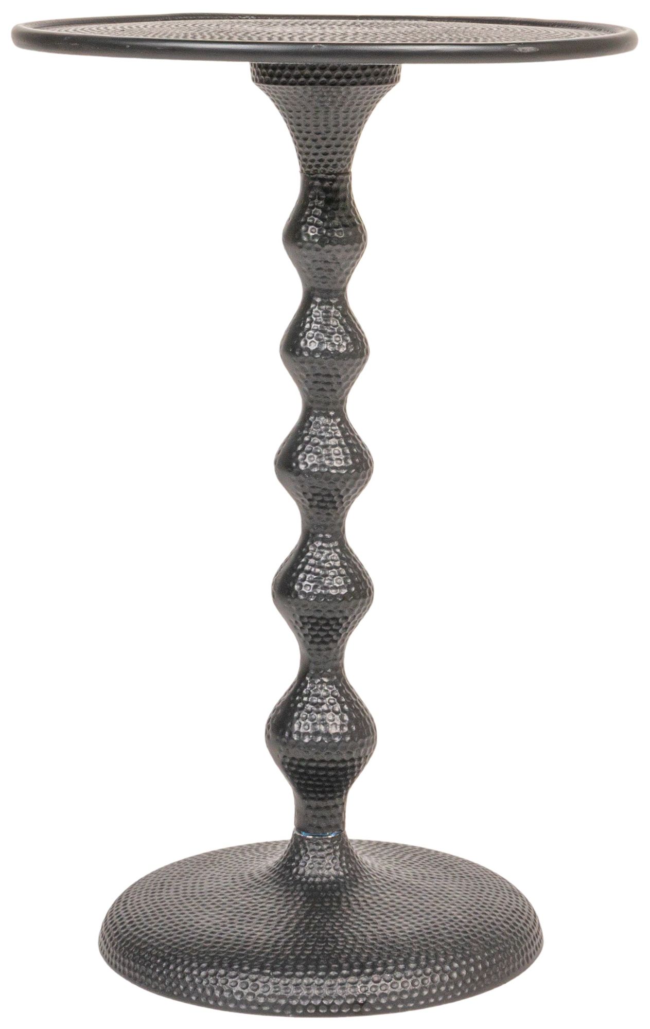 Image 5 Metal Stacked Bulb Side Table, Beige more views