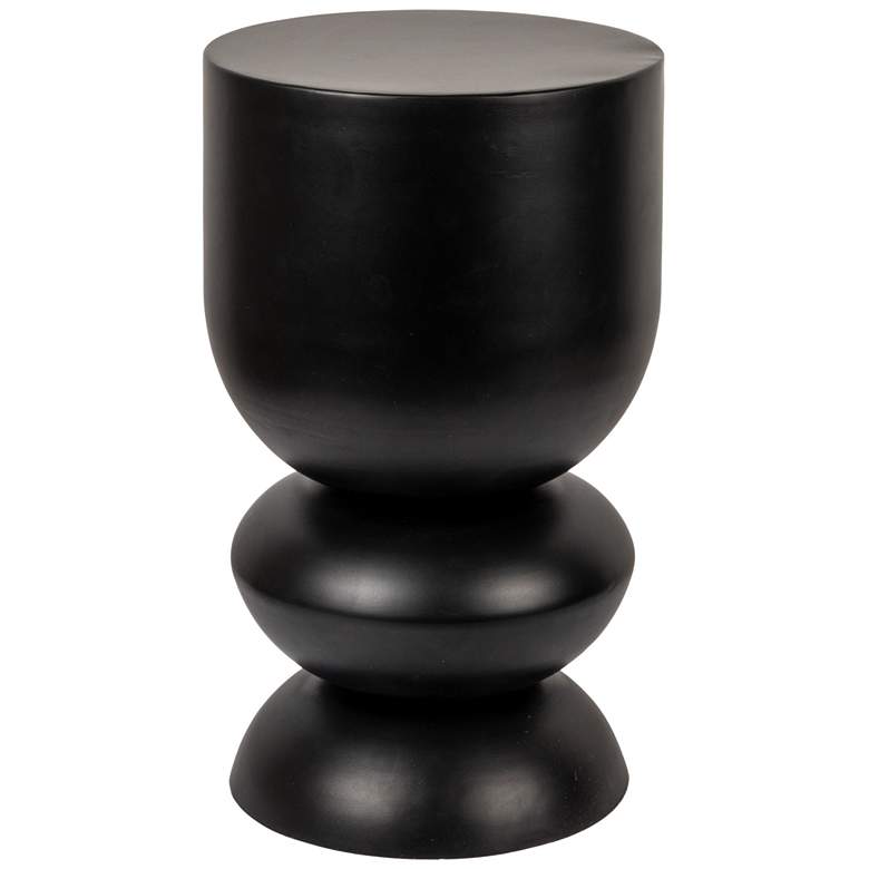 Image 1 Metal Stacked Bulb Side Table, Black