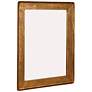 3_Metal Wall Mirror with Raised Edge Frame, Gold Finish more views