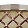 Metal Weave Giclee Energy Efficient Ceiling Light