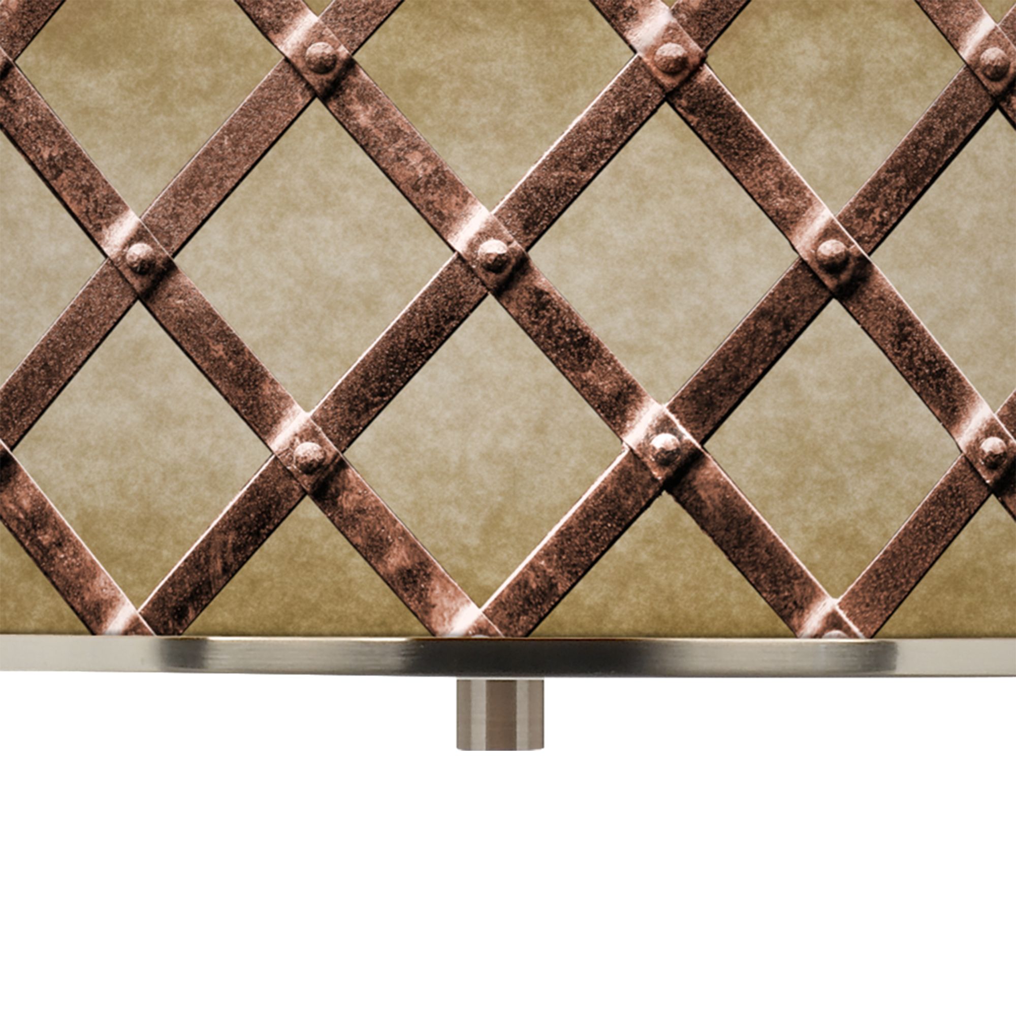 Image 2 Metal Weave Giclee Glow 16" Wide Pendant Light more views