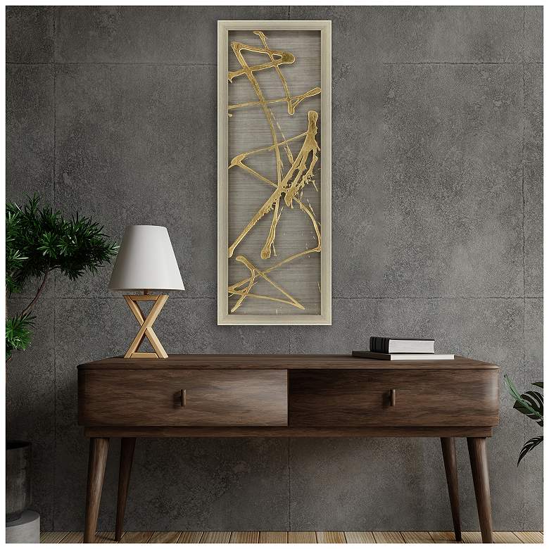 Image 4 Metallic Dream I 15"W x 43"H Framed Art more views