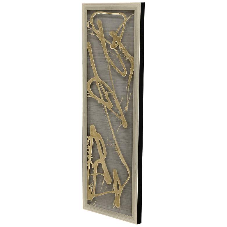 Image 2 Metallic Dream II 15"W x 43"H Framed Art more views