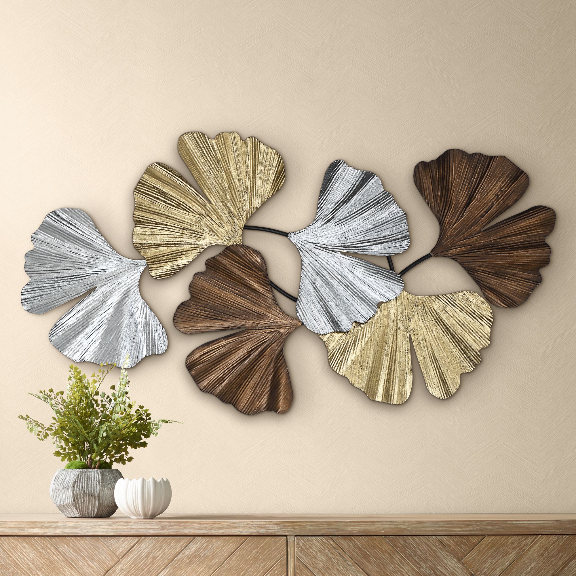 Transform Your Space with Metallic Leaves Wall Decor: A Comprehensive Guide