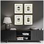 4_Metallic Markers I 18"W x 21"H Framed Art Set of 4 more views