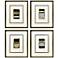 Metallic Markers II 18"W x 21"H Framed Art Set of 4