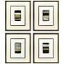 1_Metallic Markers III 18"W x 21"H Framed Art Set of 4