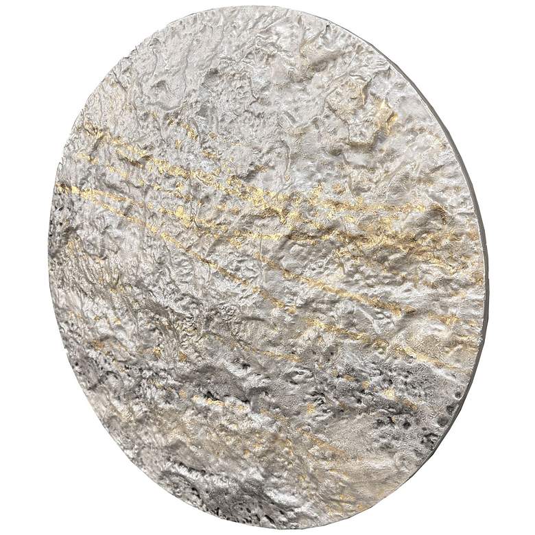 Image 2 Metallic Mercury II 30"W x 30"H Wall Sculpture more views