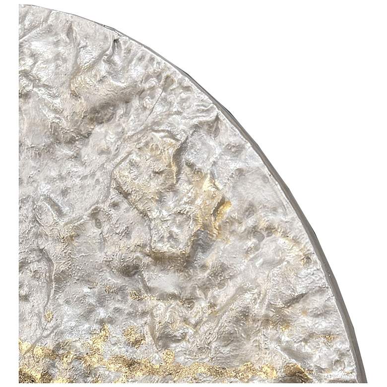 Image 3 Metallic Mercury II 30"W x 30"H Wall Sculpture more views