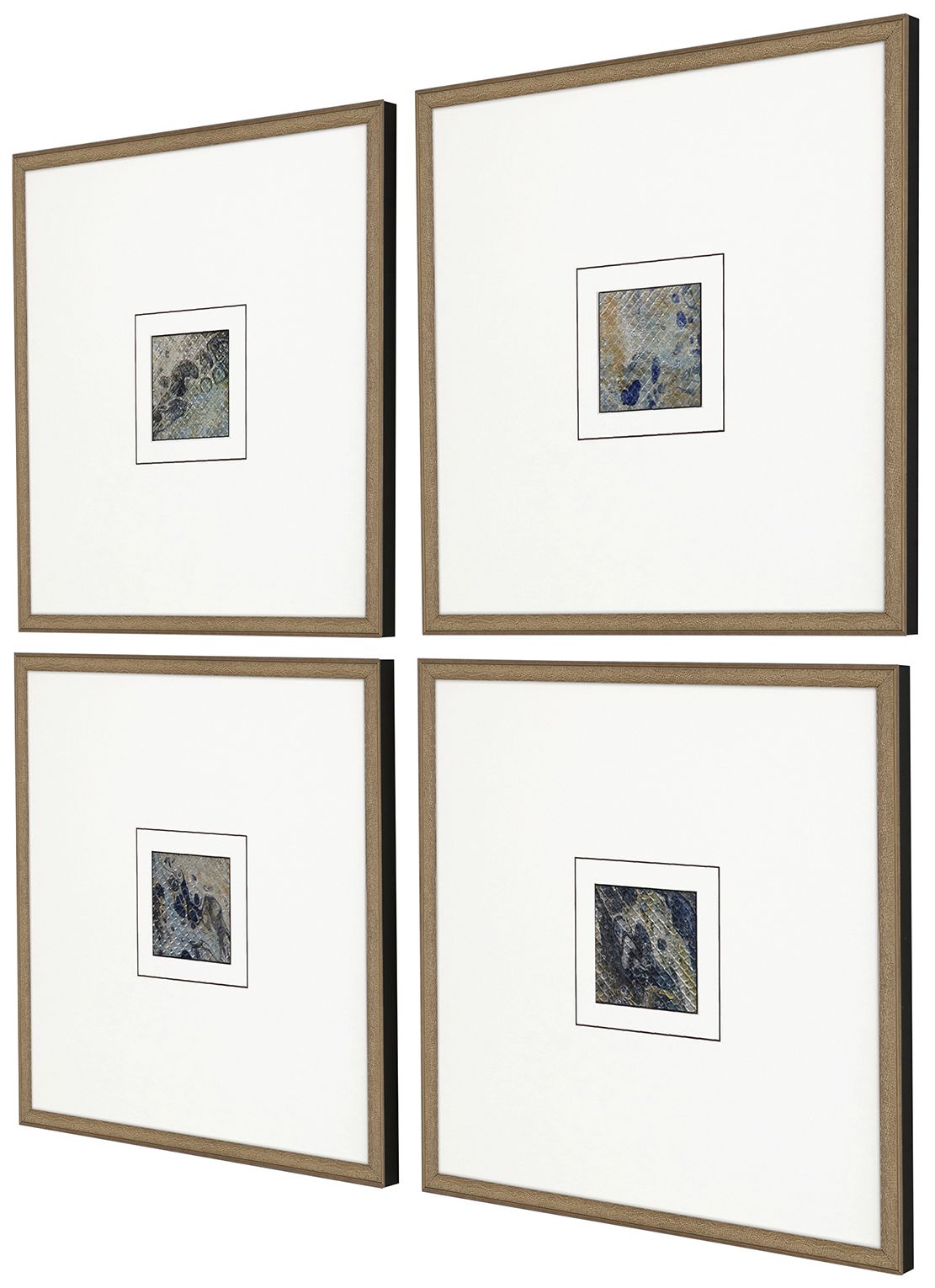 Image 2 Metamorphosis I 21"W x 21"H Framed Art Set of 4 more views