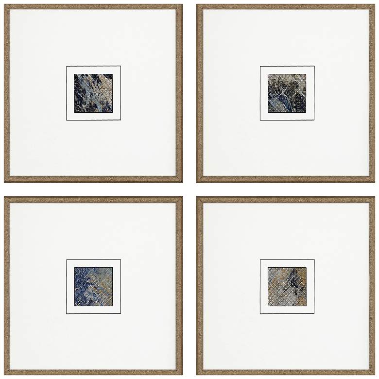 Image 1 Metamorphosis II 21"W x 21"H Framed Art Set of 4