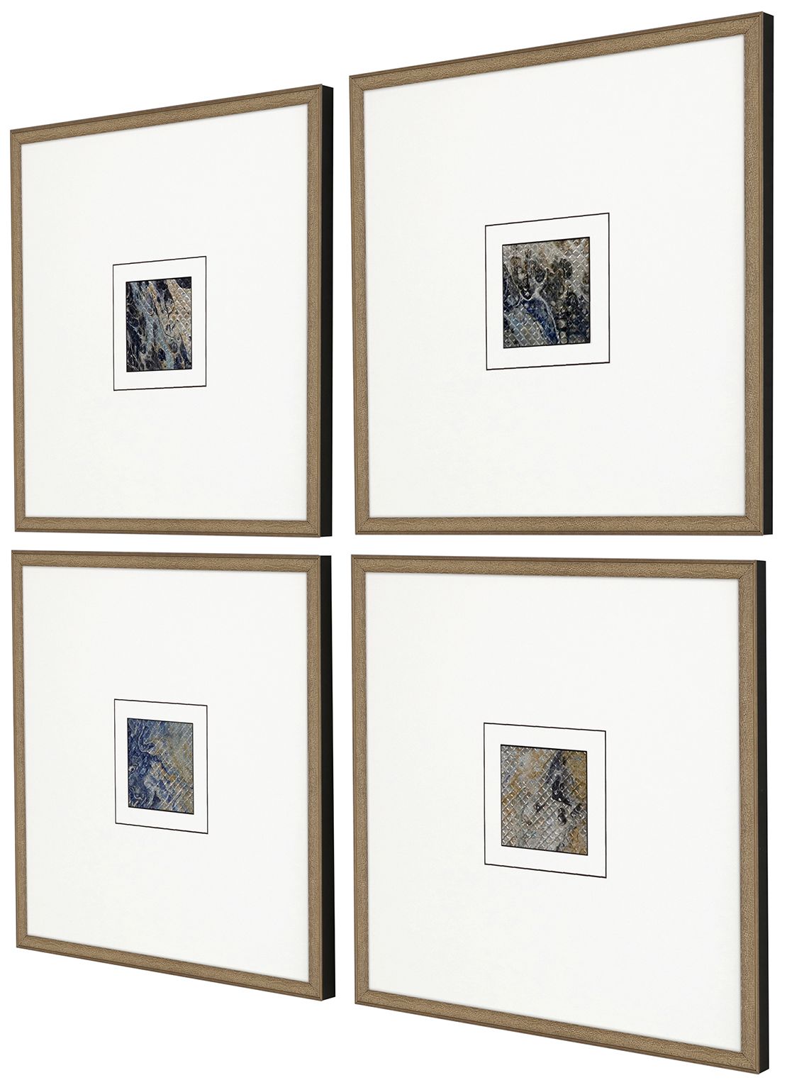Image 2 Metamorphosis II 21"W x 21"H Framed Art Set of 4 more views