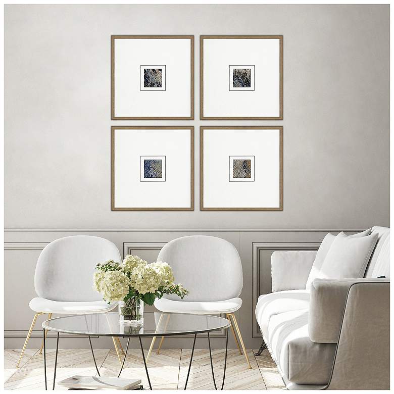 Image 4 Metamorphosis II 21"W x 21"H Framed Art Set of 4 more views