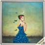 1_Metamorphosis in Blue 25"W x 25"H Non-Glass Framed Art