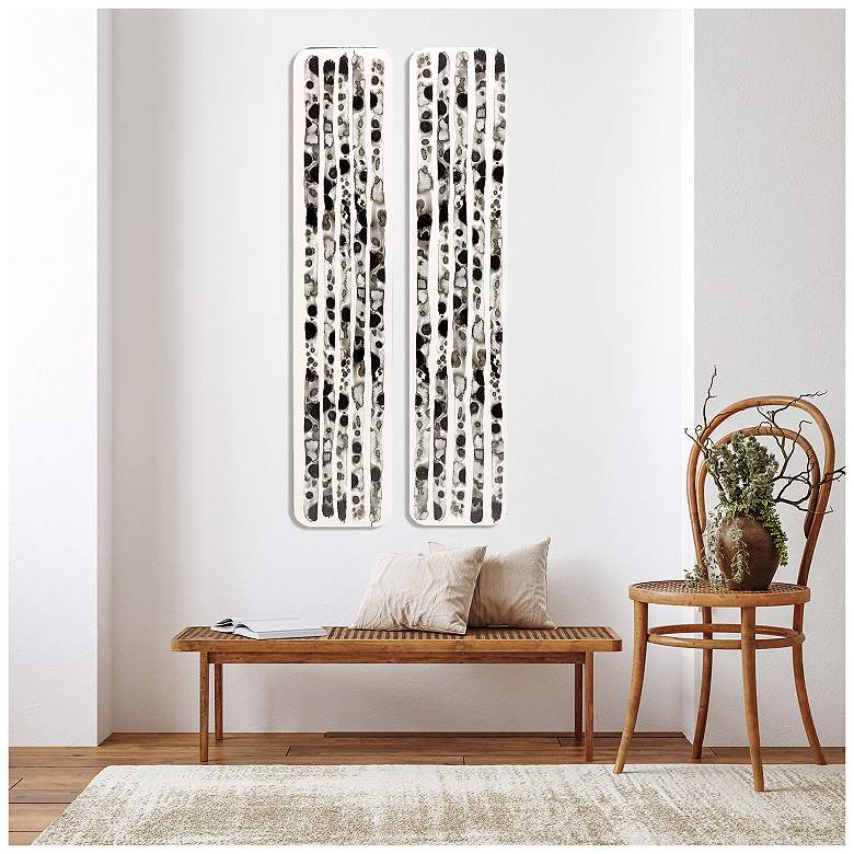 Image 4 Metaphysical 12"W x 57"H Wall Sculpture Set of 2 more views