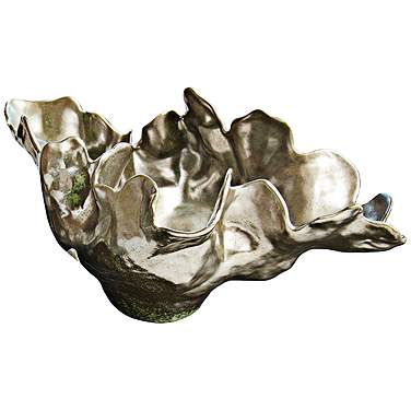 Meteor Haze Medium Silver Bowl